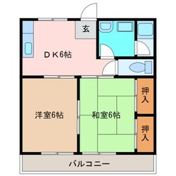 新町ハイツの物件間取画像